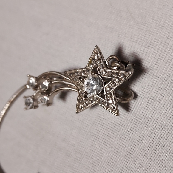 Avon Vintage Ear Cuff Silver Tone - Picture 2 of 6